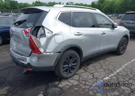 2015 Nissan Rogue Sv z USA, uszkodzony, nr VIN KNMAT2MV3FP537460